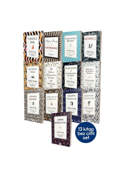 Stefan Zweig Bez Ciltli 13 Kitap Set