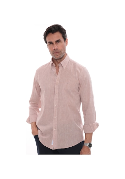 Slim Fit Uzun Kol Yaka Düğmeli Nefes Alan Keten Hediye Kutulu Erkek Gömlek Fs-004548 - Koyu Bej-3224 Slim Fit Uzun Kol Yaka Düğmeli Nefes Alan Keten Hediye Kutulu Erkek Gömlek Fs-004548 - Koyu Bej-3224