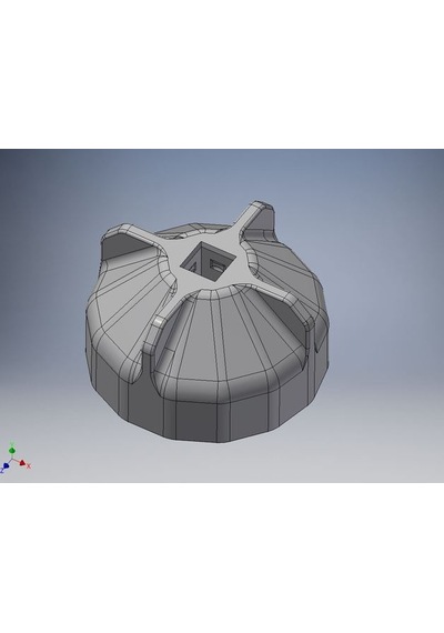 Mercedes 75mm 14 Kanallı Yağ Filtresi Kapağı İngiliz 1/2" Lokma İçin
