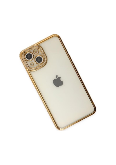 Apple Uyumlu iPhone 14 Kilif Koruma Lensli Tasli Dizayn Seffaf Kapak 561970938