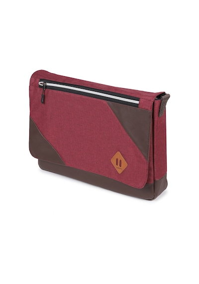 Strong Bag Strong 15.6 İnch Laptop Bölmeli Omuz Askılı Postacı Çantası Kft03 Bordo Çok Renkli
