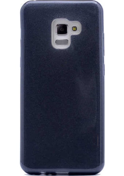 Samsung Uyumlu Galaxy A8 Plus 2018 Kılıf Zore Shining Silikon Siyah