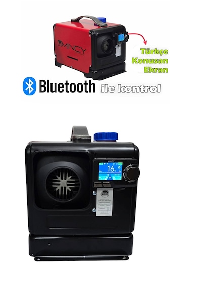 Mincy 5kw Evolation Çanta Tip Webasto 12/24/220v Bluetooth Türkçe Ekran