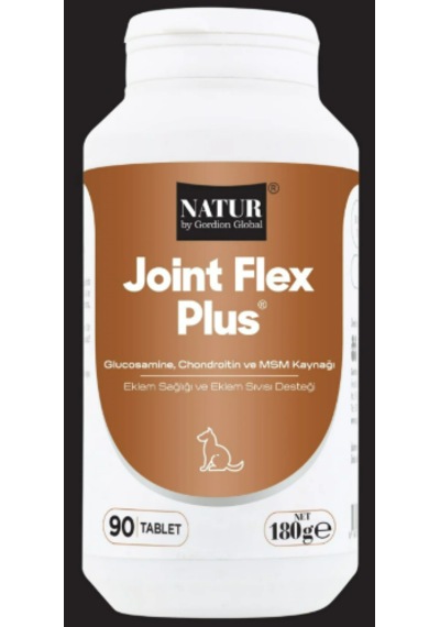 Natur Kedi Köpek Eklem Güçlendirici 90 Tablet Glukozamin, Msm, Hyaluronik Asit - Kalça Çıkığı & Ağrı Desteği