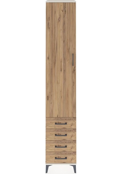 Hyperion Dolap 3 Raflı 4 Çekmeceli Tek Askılı 44x44x243 Aytaşı-çam Aytası Hyperion Dolap 3 Raflı 4 Çekmeceli Tek Askılı 44x44x243 Aytaşı-çam Aytası