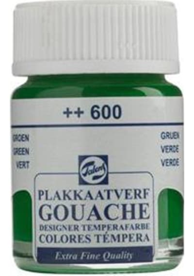 Talens Guaj Boya 16 ML 600 Yeşil Çok Renkli