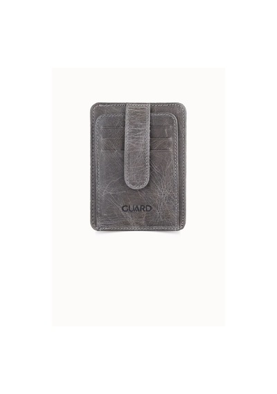 Guard Dikey Crazy Gri Deri Kartlık - Grd260404wt1470 Diğer