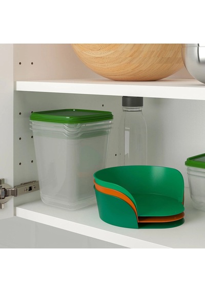 Ikea Uppfylld 3'lü Hazırlık Kasesi Seti 5 X 18 Cm Yeşil Turuncu Diğer