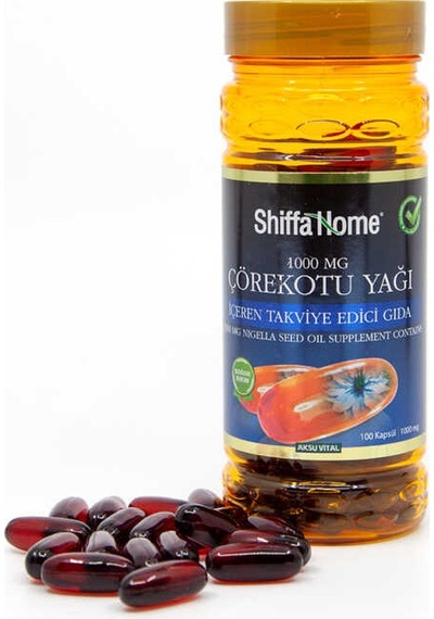 Çörekotu Yağı Softjel 100 Kapsül 1000 MG Shiffa Home