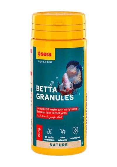 Sera Betta Granules Beta Balığı Yemi 50 Ml