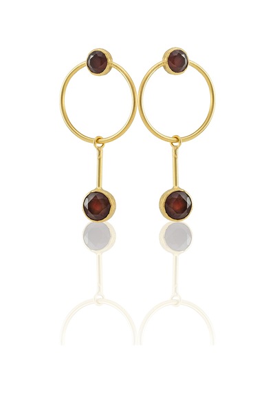 Kadir Jewellery 22 Ayar Altın Kaplama Kadın Sallantılı Küpe -el İşçiliği Ve Hipoalerjenik Küpe Kehribar 86339251