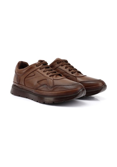 Gönderi(R) Erkek Taba Antik Bağcıklı Hakiki Deri Comfort Sneaker Ddma80442441 Taba