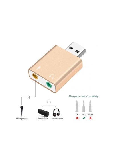 Ayrex Usb Ses Kartı 7.1 Usb Ses Kartı