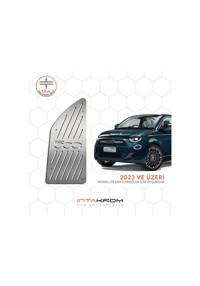Fiat 500e Krom Ayak Dinlendirme Pedalı - 2023 Ve Üzeri
