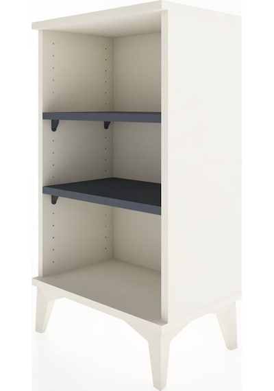 Arges Komodin Tek Raflı Tek Çekmeceli 44x30x80 Aytaşı-antrasit Aytaşı