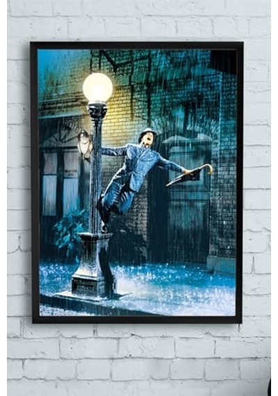 Pster13290 Singin In The Rain Film Afişi Çerçeveli Tablo 2 21x30cm
