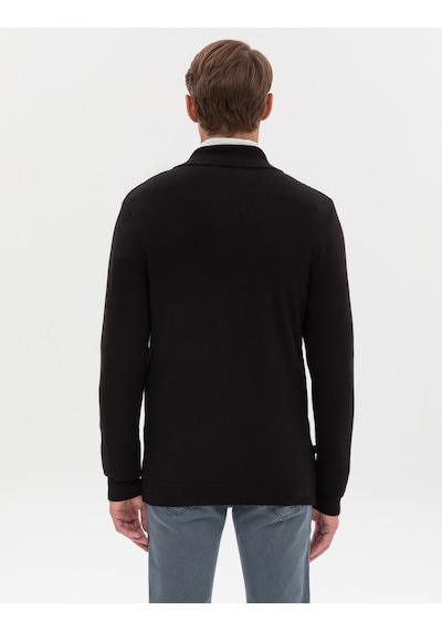Pierre Cardin Erkek Siyah Hırka Triko 50317341-vr046