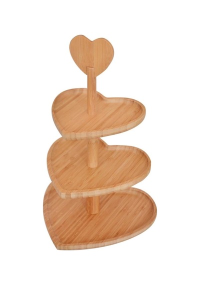 Bambu B2735 Triple - 3 Katlı Ayaklı Kurabiyelik, Pastalık, Şekerl
