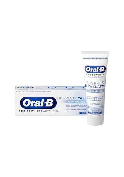 Oral-b Pro 3d Advanced Ekspres Beyazlatma Ferah Parlaklık Diş Macunu 75 Ml