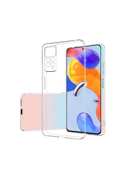 Xiaomi Redmi Note 11 Pro 5g Kılıf Kamera Korumalı Süper Silikon Kapak Col90111-clear