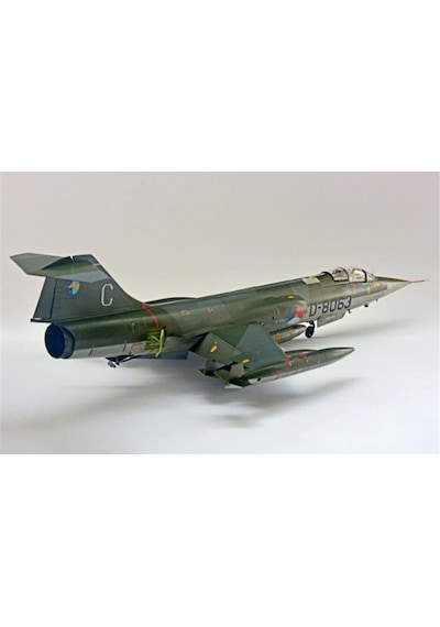 Kinetic K48090 1/48 Ölçek, F-104g Rnlaf Starfighter Historical Fighters Volkel Savaş Uçağı, Plastik Model Kiti-56349