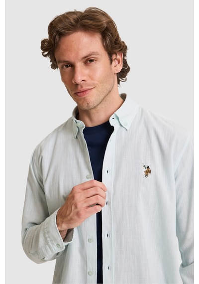 U.s. Polo Assn. Erkek Nil Gömlek Basic 50320255-vr083 Nıl