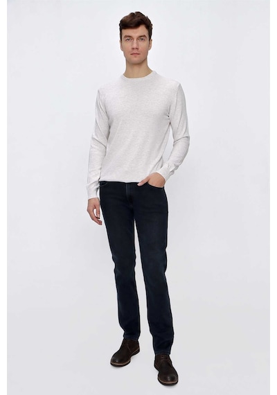 Morven Basic Dinamik Fit Rahat Kesim Bisiklet Yaka Triko Kazak 99kc017005653 Bej