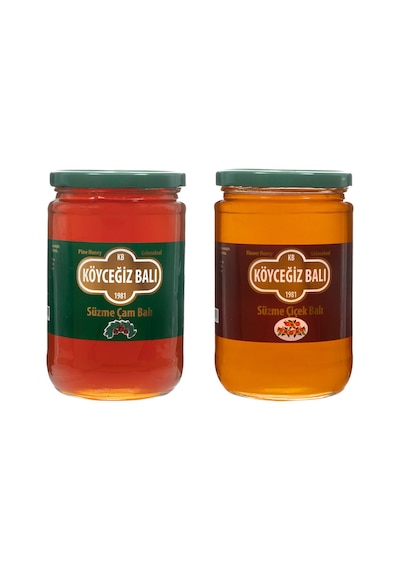Köyceğiz Balı Çam Balı 850 G + Köyceğiz Balı Çiçek Balı Cam Kavanoz 850 G