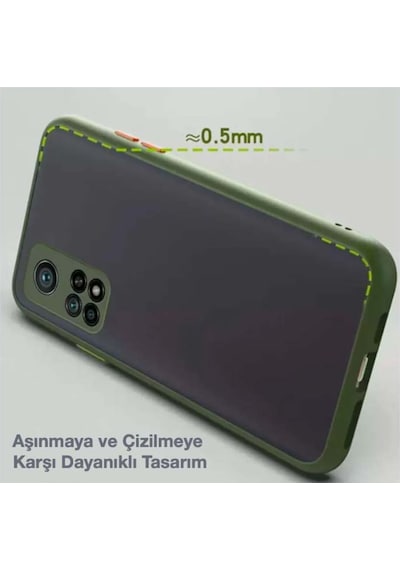 Xiaomi Mi 10T - Mi 10T Pro Kamera Korumali Premium Silikon Kilif 294096568 - Renk / Lacivert