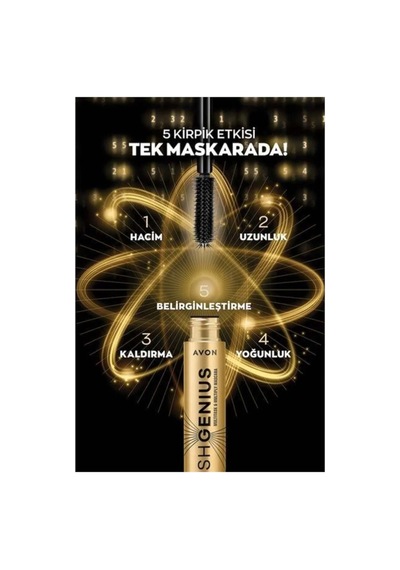 True Lash Genius Maskara 10 Ml - Blackest Black 09