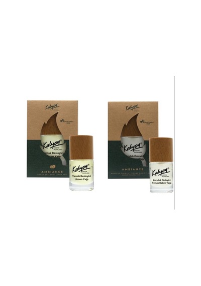 Kalyon Bitkisel   Tırnak Bakım Yağı Kenevir Tohumu Yağı 11 Ml+Tırnak Besleyici Limon Yağı 11 Ml