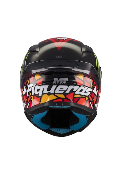 Mt Helmets Targo S Piqueras B5 Kapalı Kask Kırmızı - Siyah