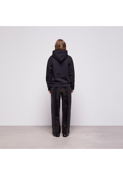 The Kooples Kadın Baskılı Siyah Sweatshırtbaskılıfswe26021k