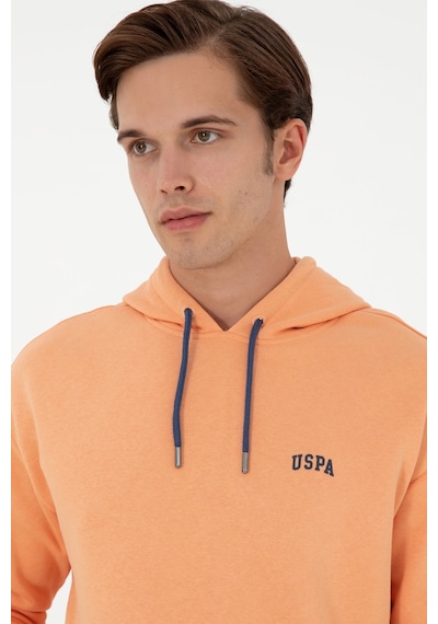 U.S. Polo Assn.  Erkek Turuncu Basic Sweatshirt 50295149-VR202