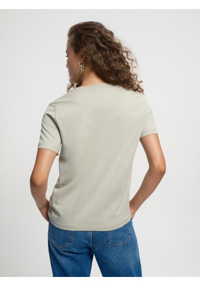 Loose Fit Kadın Tshirt K.kol Yeşil