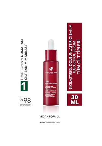 Lift Pro-collagène Bakuchiol Serum, Bitkisel Kolajen Ve Hyaluronik Asit, 30 Ml