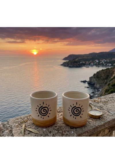 Sun Spiral Kupa Çok Renkli
