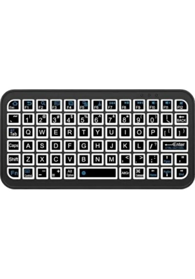 Siyah Kablosuz Mini Rgb Işıklı Klye Bluetooth 5.2 İnce Tasarım