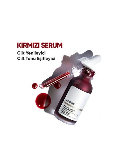 Nedox Cilt Yenileyici Cilt Tonu Eşitleyici Kırmızı Peeling Serum 30 ML