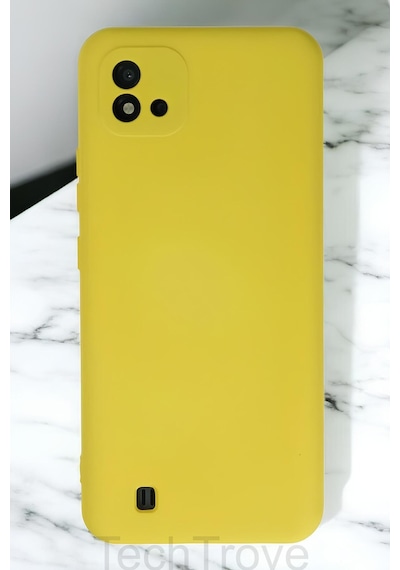 Realme C11 2021 Kılıf İçi Kadife Soft Silikon Lansman Kapak