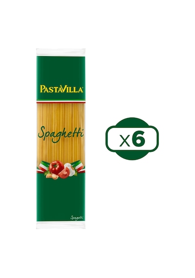 Pastavilla Spagetti Makarna 500 Gr X 6 Adet Yeni Ambalaj