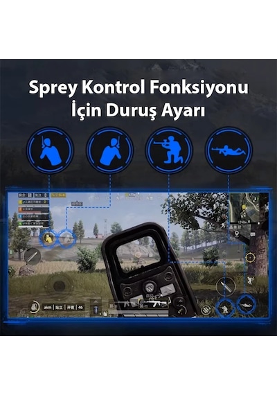 Ally Mix Elite Plus - Pubg Denetleyicisi İçin Gamepad Mobil Oyun Klavye Mouse Dönüştürücü Bluetooth Android Oyun Adaptörü- 5775