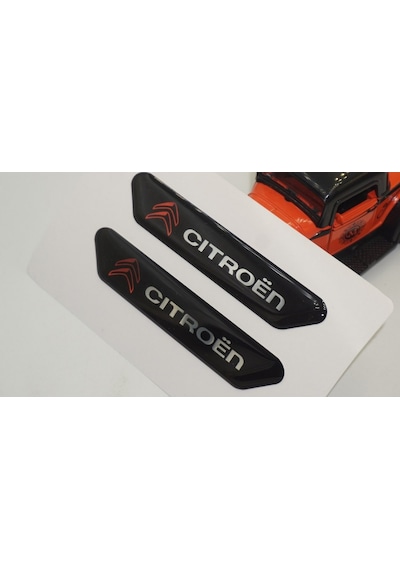 Citroen Logo C Elysee Çamurluk Yanı Ve Ayna Metalize Damla Desen