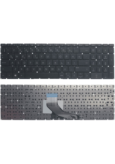 HP Uyumlu 15-da1104nt 8KV07EA, 15-da1110nt 8RT66EA Notebook Klavye (Siyah TR) ( Pars power ) Siyah 641538