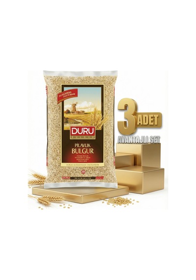 Duru Pilavlık Bulgur 3x1 Kg