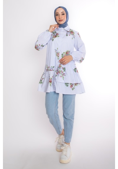 Fatma Sezen Festival Tunik Çok Renkli