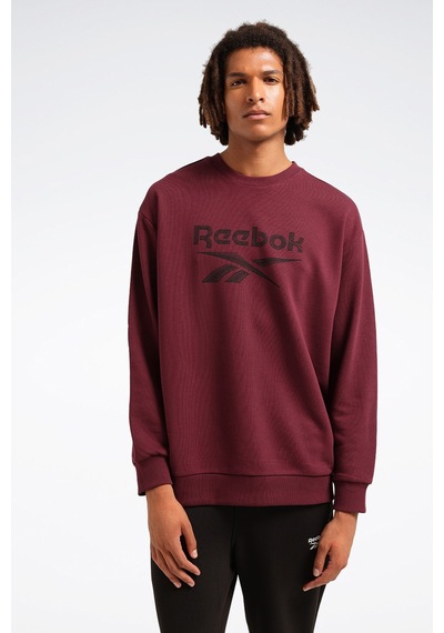 Reebok New Id Reg Crew Bordo Erkek Sweatshirt Bordo