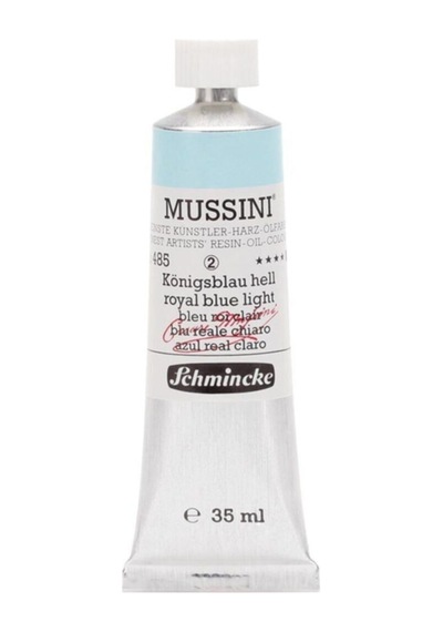 Schmincke Mussini Artist Yağlı Boya 35 ML Seri 2 485 Royal Blue Light
