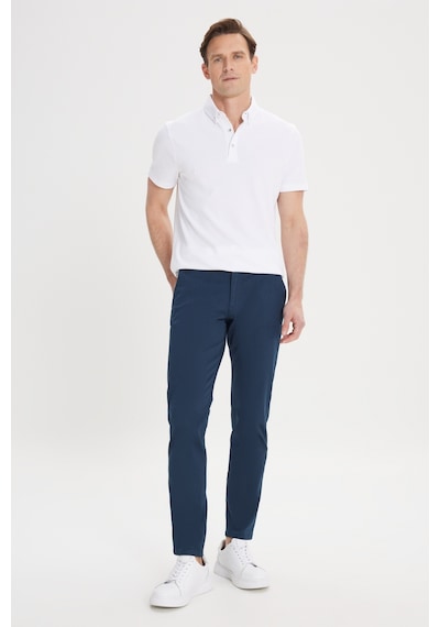 Ac&Co / Altınyıldız Classics Slim Fit Dar Kesim Pamuklu Esnek  Chino Erkek Pantolon - Lacivert