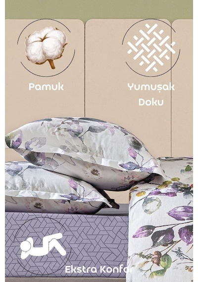 Lavella Yastık Kılıfı Koleksiyonu 2 Parça - Uykuya Açılan Çiçekli Kapı 50x70/ Asorti-2